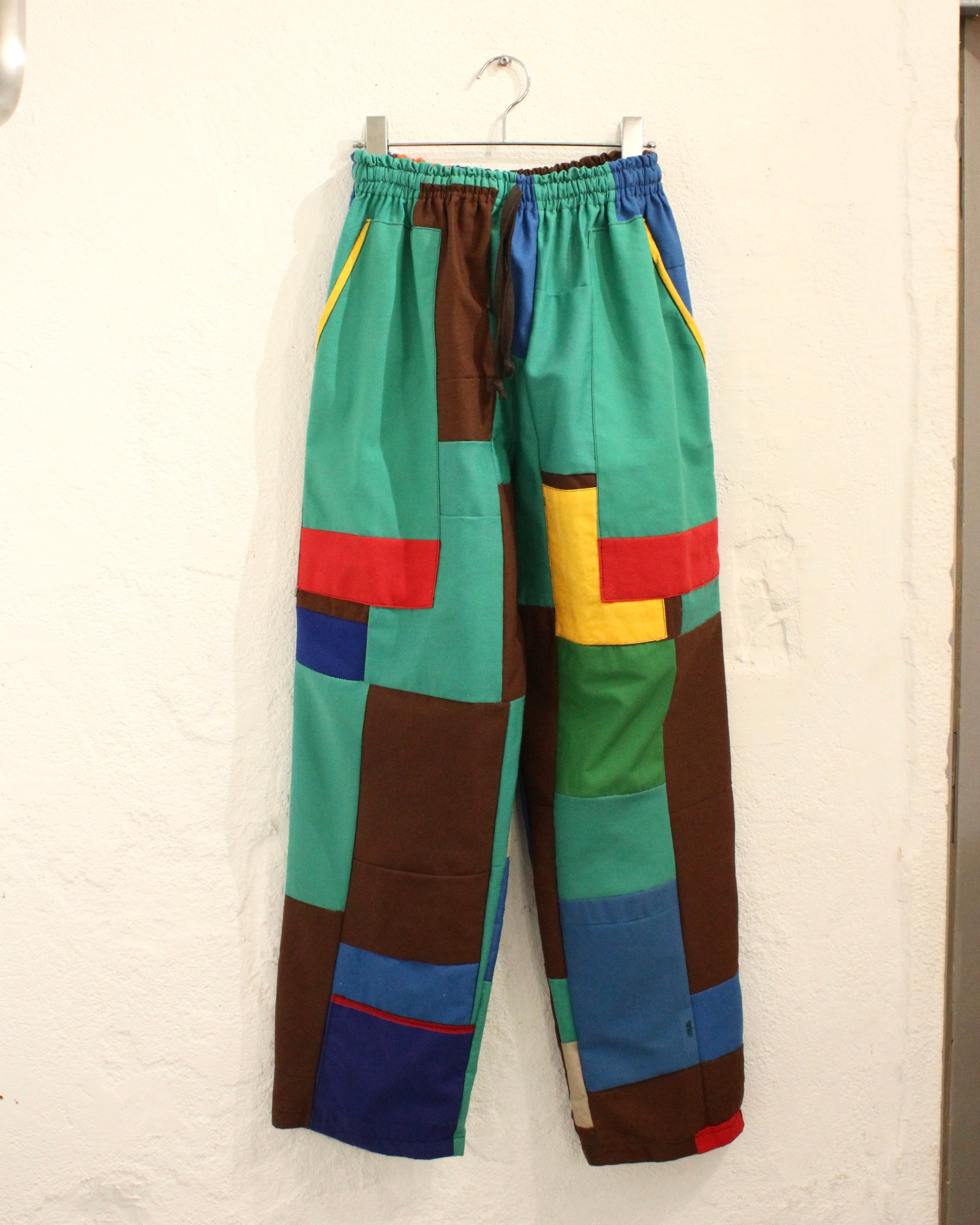 90s~ PS Colorful Patchwork Easy Pants USA製