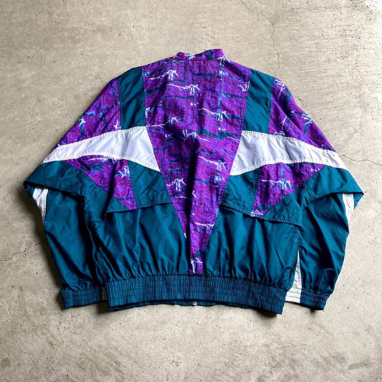 90s VINTAGE NIKE ナイロンジャケット 一点物 好配色☆