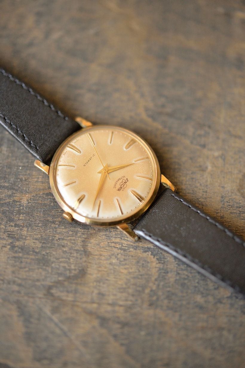 Vintage 1950's-60's ENICAR watch GF 