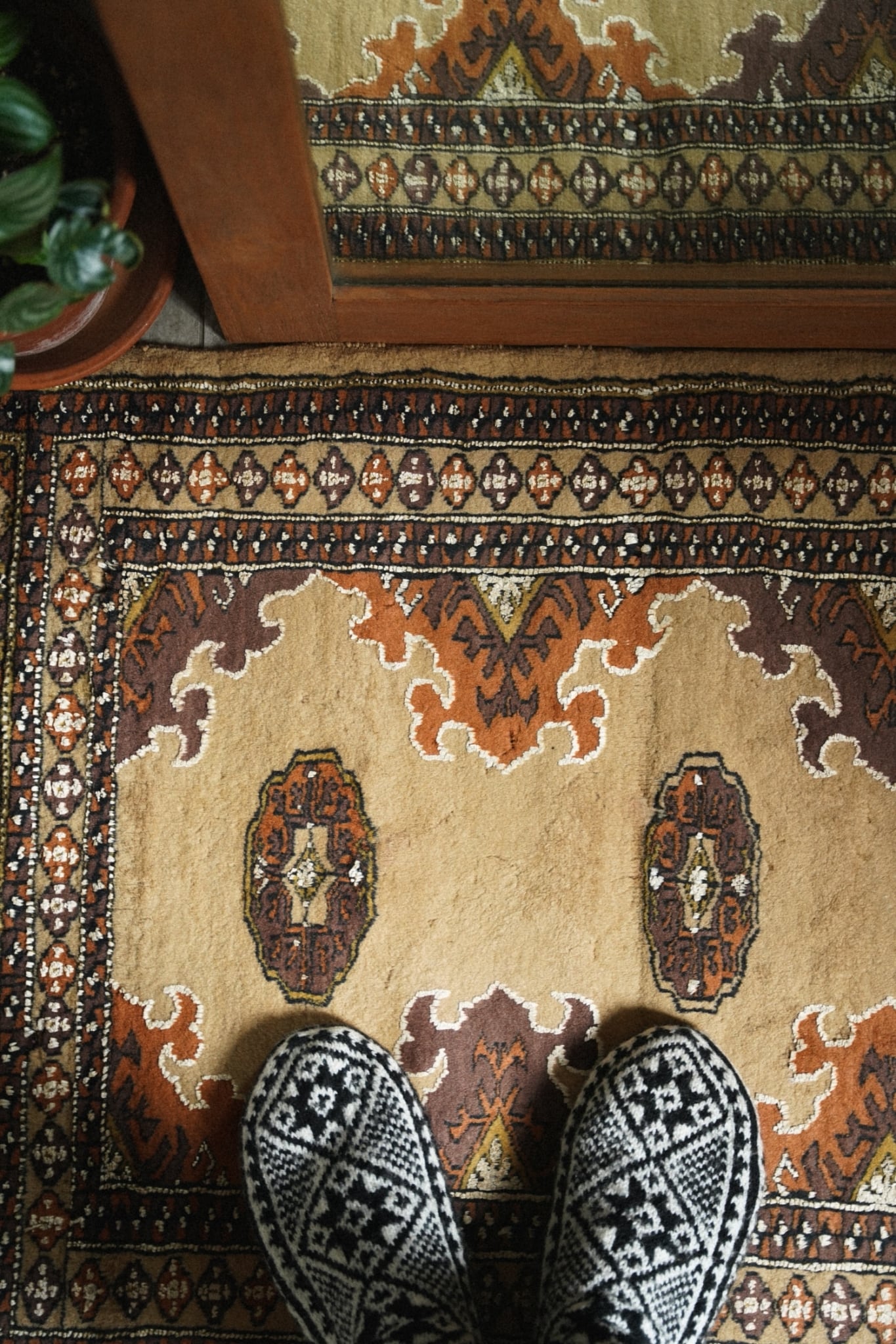 2035-Vintage Pakistan rug | 手織りのヴィンテージラグ専門店 | Bahr