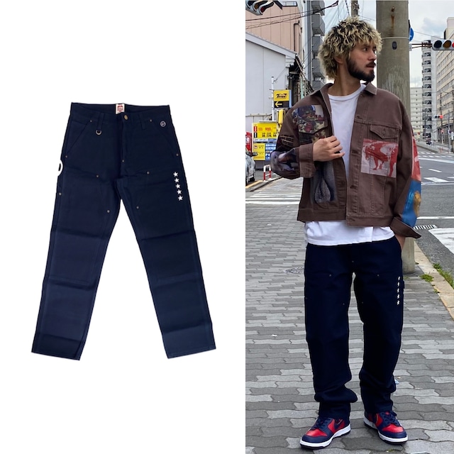 uniform experiment x CARHARTT NON WASHED TEXAS PANT NAVY 32 74176