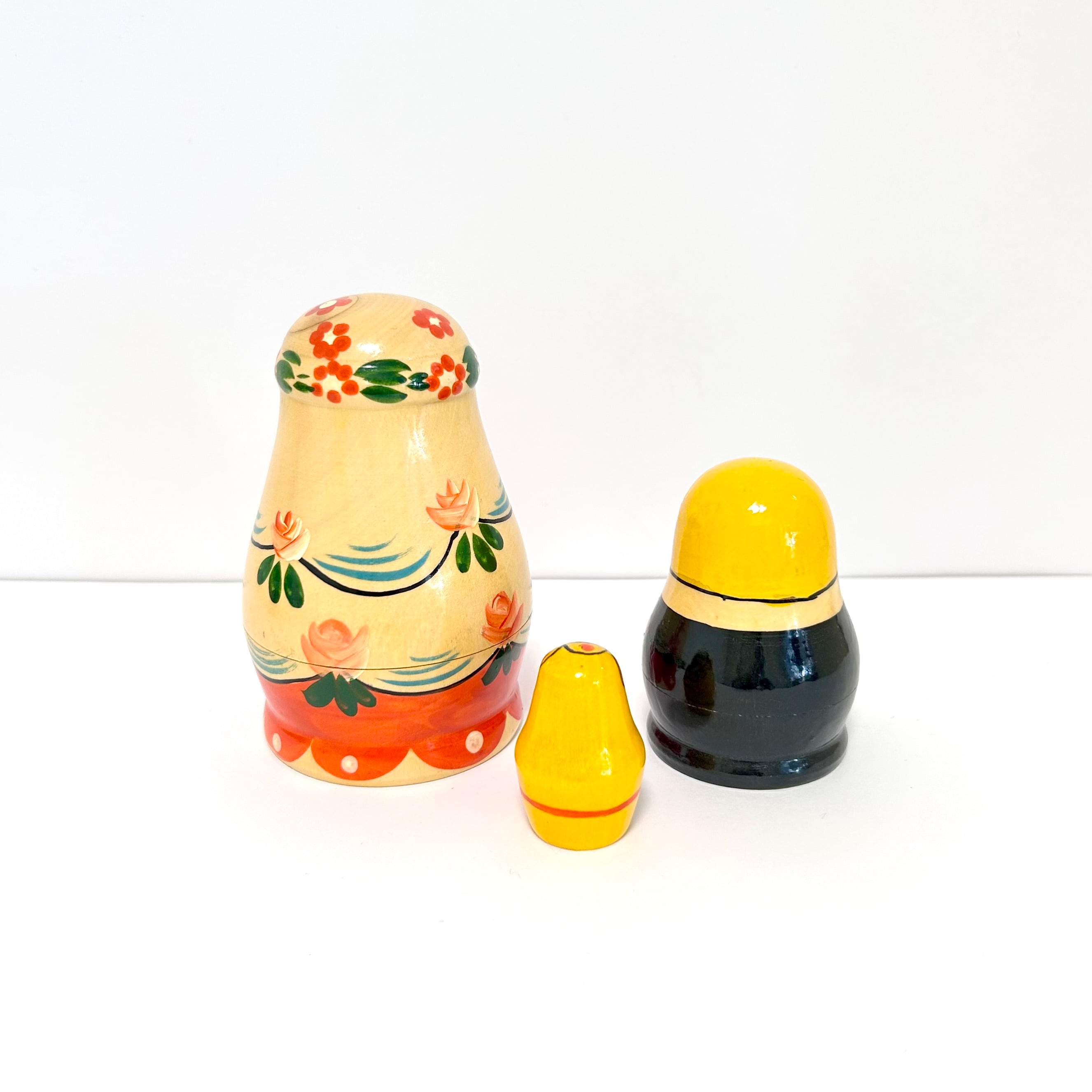 結婚 花嫁マトリョーシカ 11cm 3ピース セミョーノフ