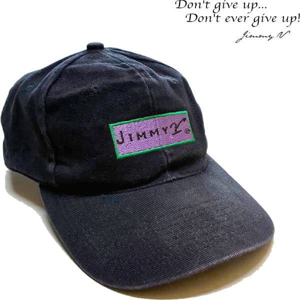 1点物◇Jimmy VジミーV黒ベースボールキャップ古着メンズレディースOK