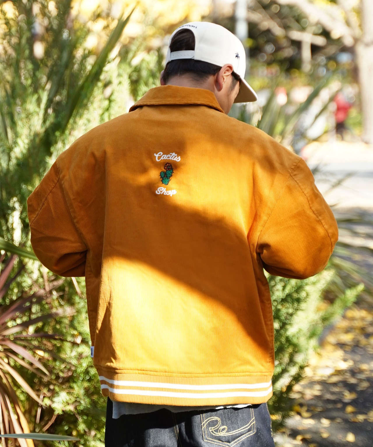 【#Re:room】CACTUS EMBROIDERY CORDUROY JACKET［REJ117］