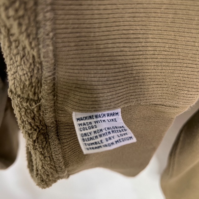 90s RalphLauren ワンポイントロゴスウェット　カーキ　XL