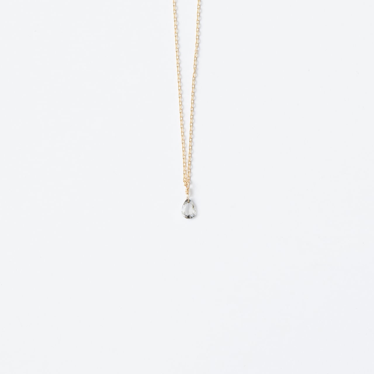 ローズカットダイヤモンドネックレス