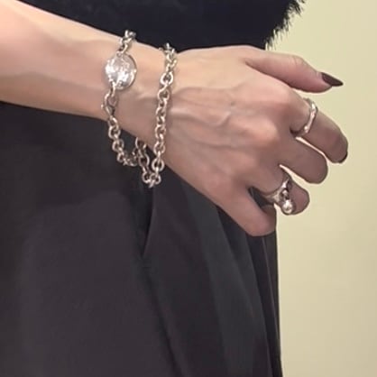 TIFFANY&CO.】1965 TIFFANY &CO バンブーリング 15-16号／シルバー925