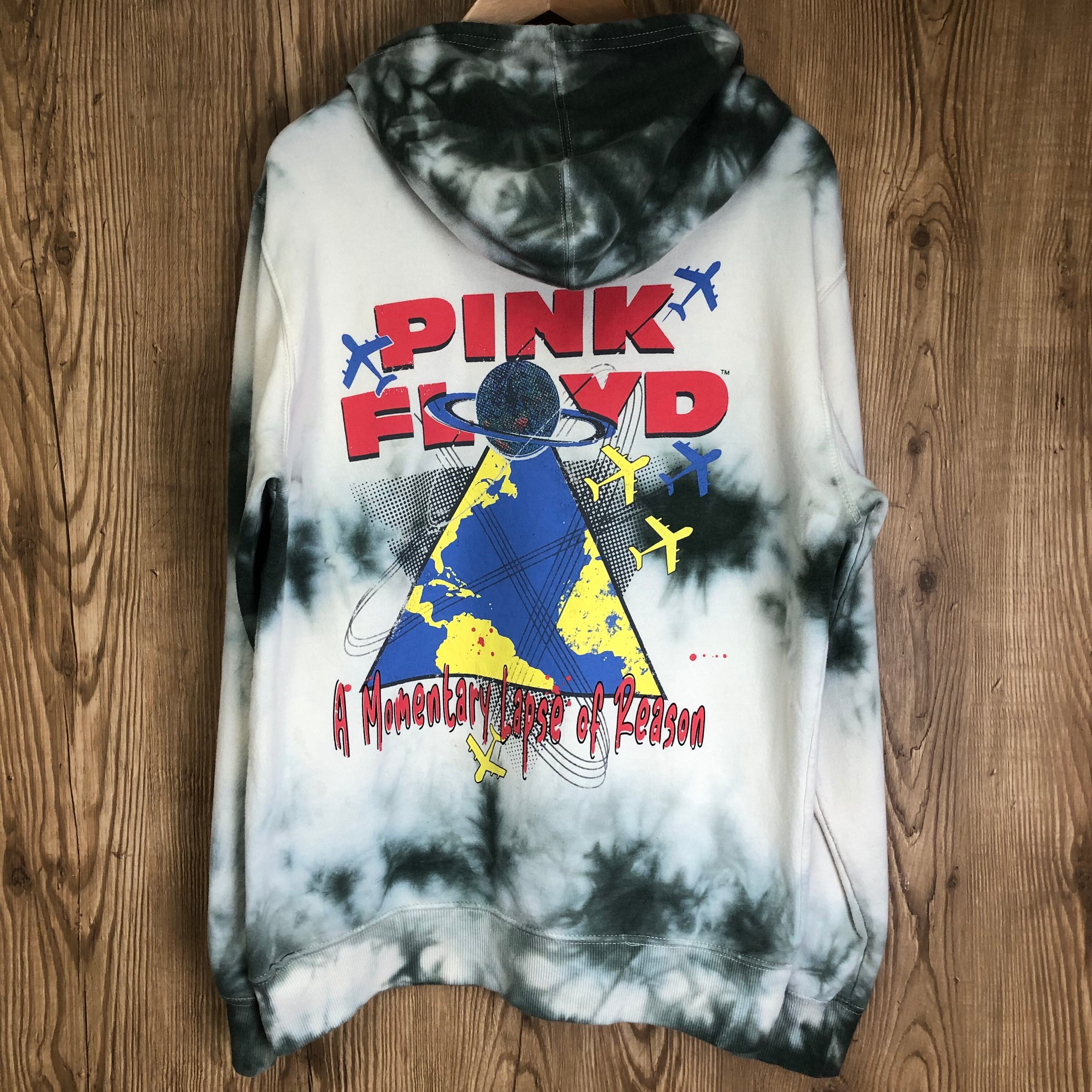 ☆タイダイ染 PINK FLOYD WORLD TOUR 両面プリント スウェットパーカー