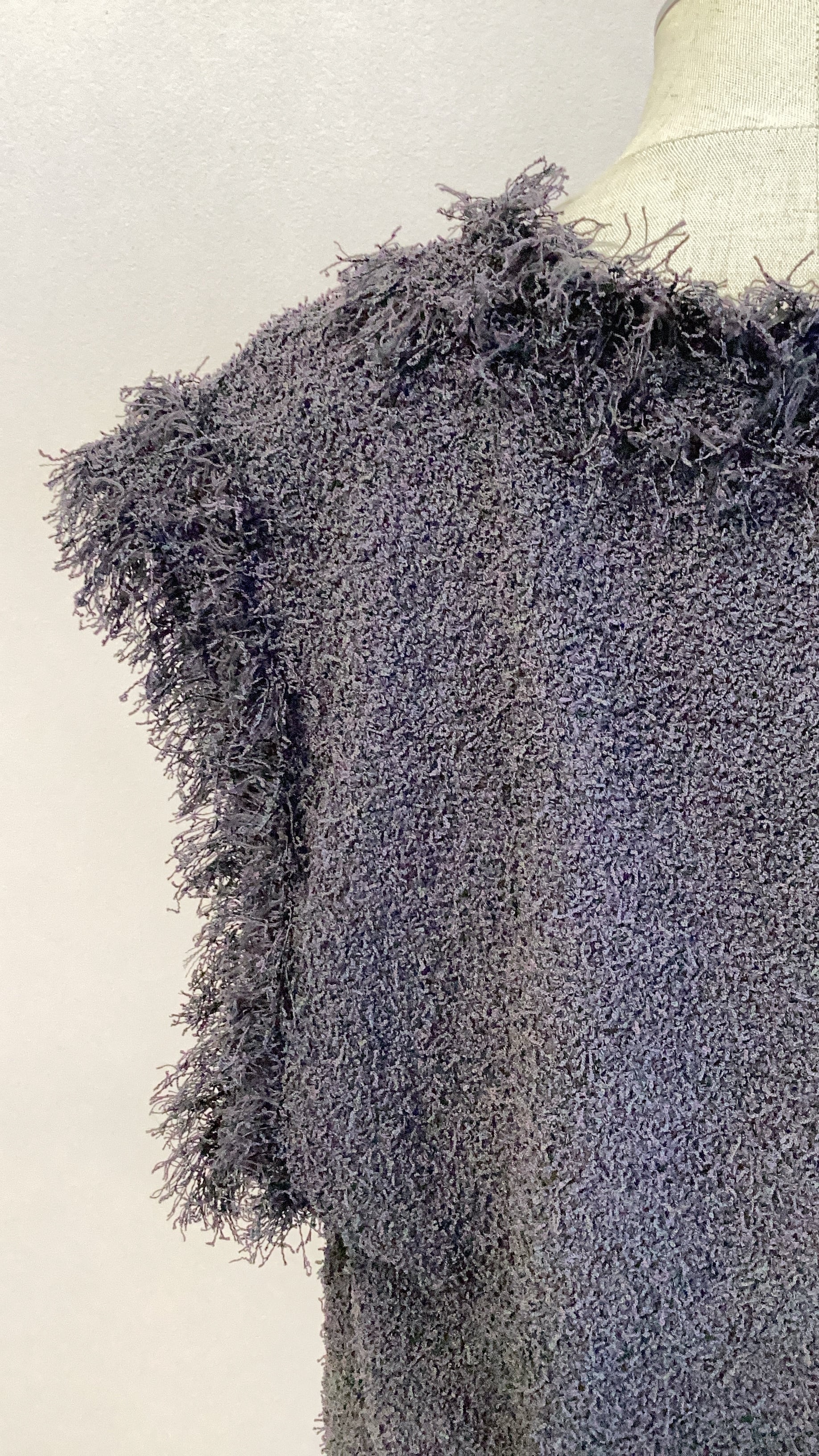 2025秋冬 マルゴーヴィンテージ フリンジニットベスト シャネルベスト