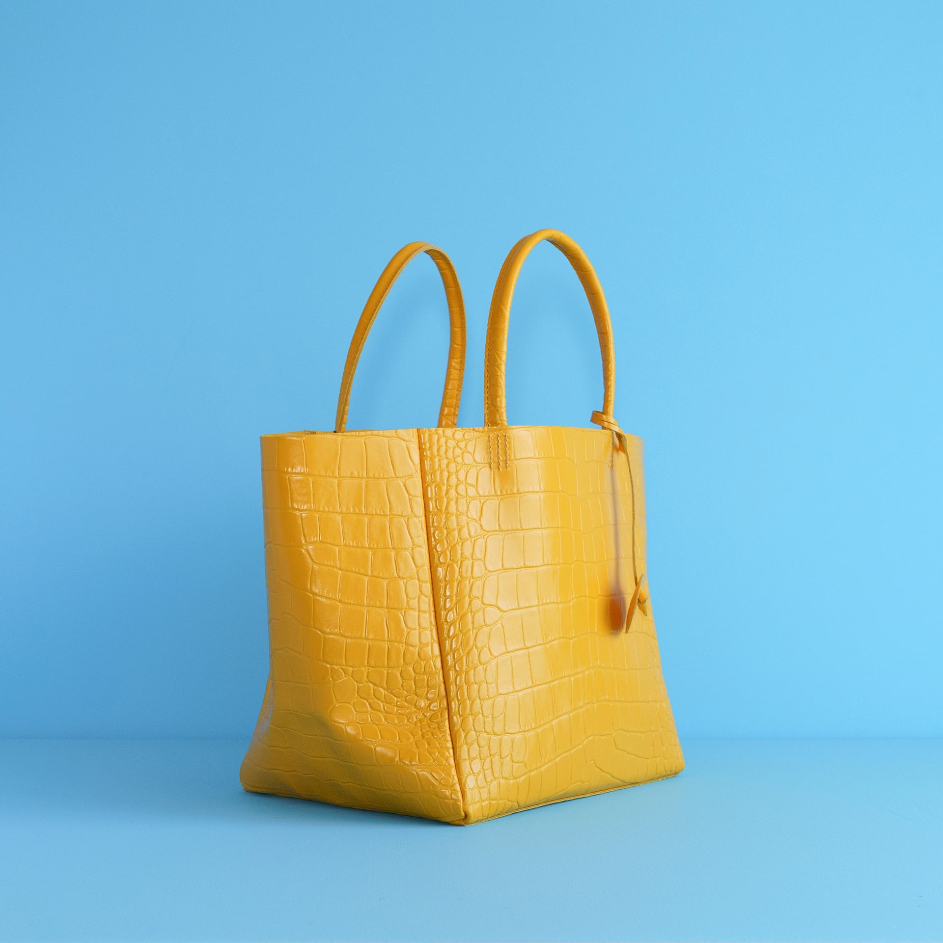 kotty トートバッグ ML クロコ型押しレザー | kotty