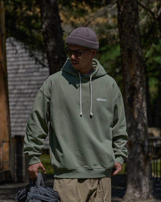 Back Print Hoodie Pullover Parka 　x00738