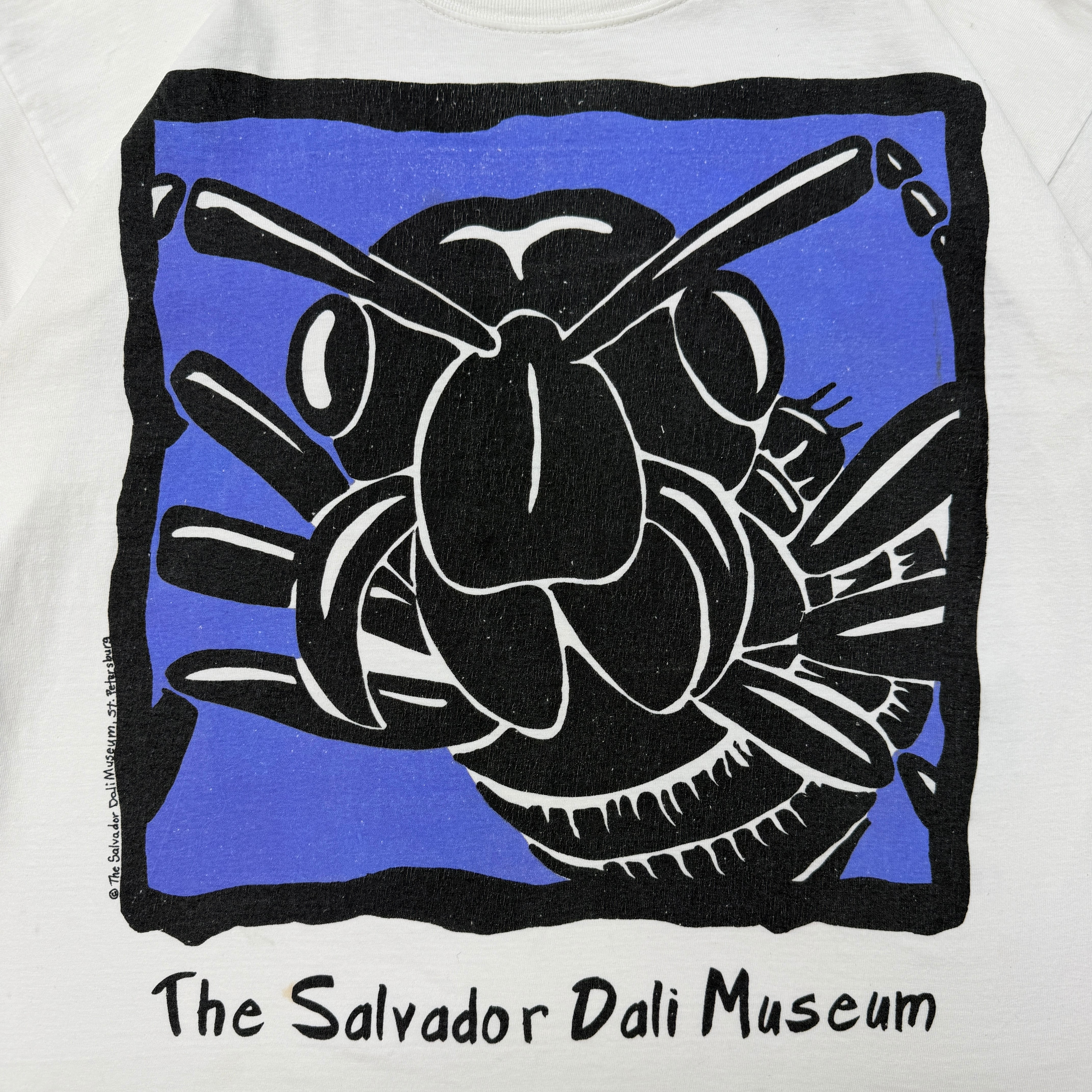 90s 00s ダリアートt ダリサインtシャツ ダリミュージアムt サイズ感○ サラバドール ダリ】 90s Tee The salvador Dali Museum サラバドール