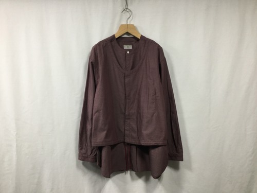 HOMELESS TAILOR"LAYERED P/O MAROON"