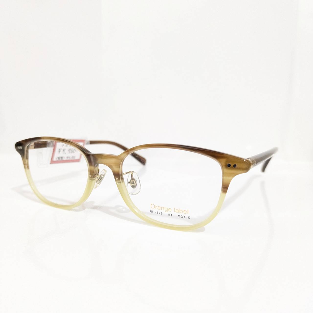 【orenge label】ウエリントンセルフレーム デミブラウン