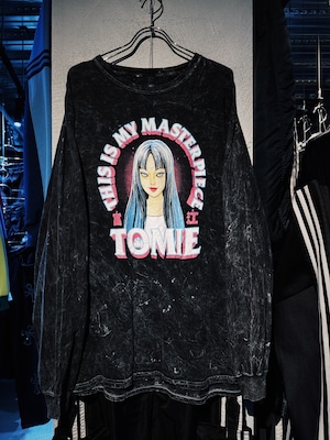 "富江"伊藤潤二 graphic print design long sleeve T shirt