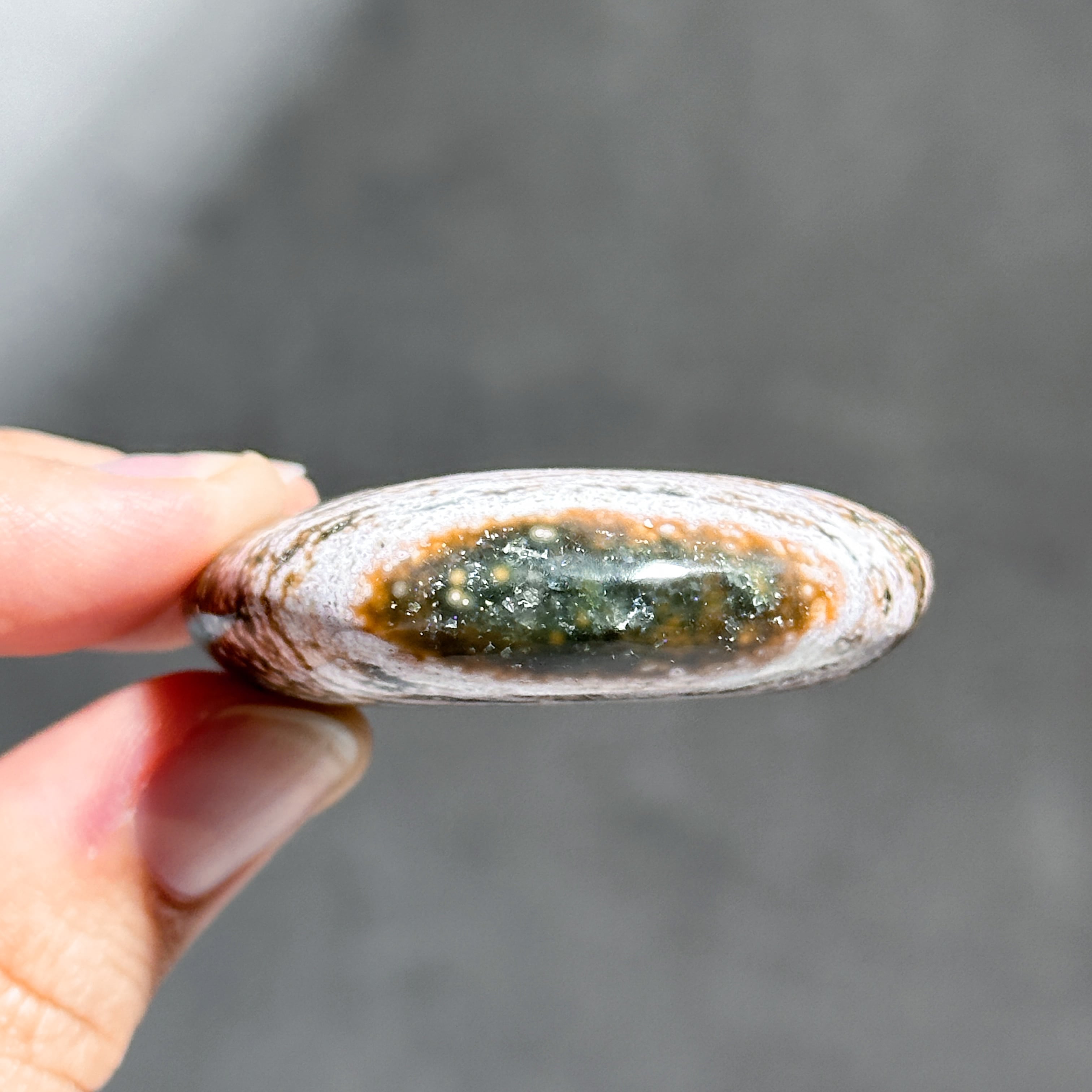 オーシャンジャスパー パームストーン44◇ Ocean Jasper ◇天然石