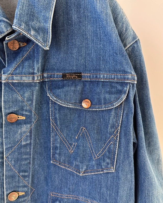 -Wrangler- Vintage 70s 124MJ Denim Jacket