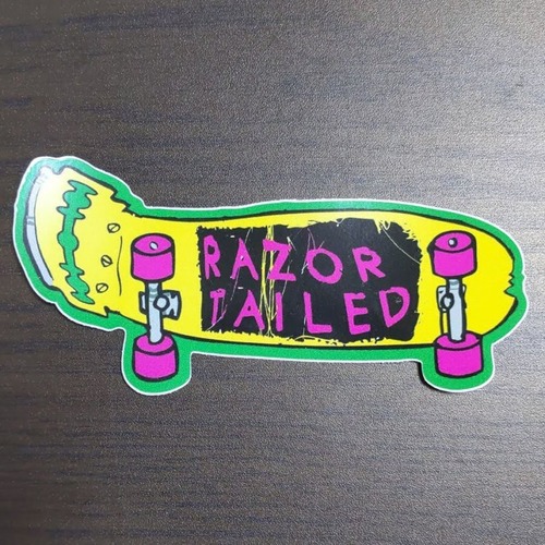 Razortailed ステッカー！  【ST-21】 Razortailed Skateboard Sticker レイザーテイル スケートボード ステッカー Razor Deck Logo