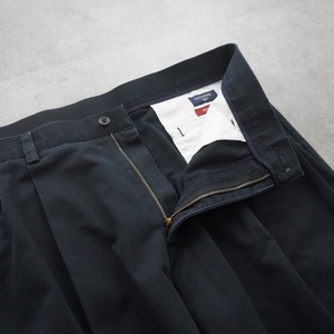 00s DOCKERS CHINO TROUSERS black [W36L31.5相当] 古着