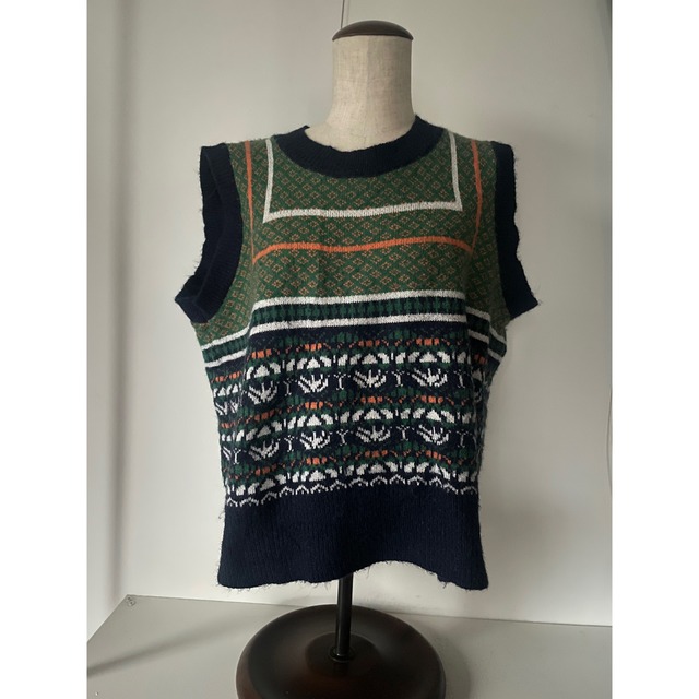 Nordic knit vest