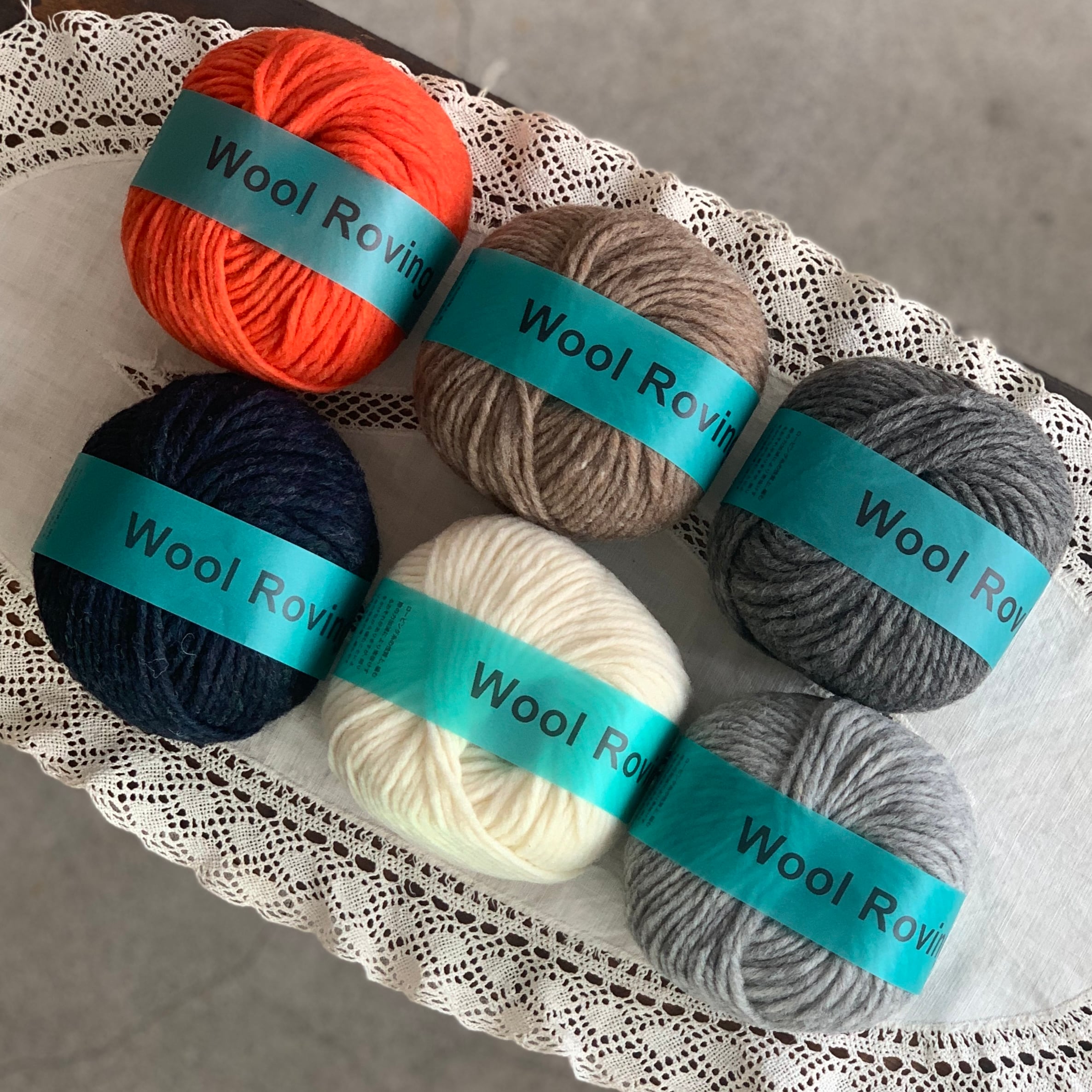 RITAO CHAN公式アカウント06美品 45rpm ウール100% Wool Roving ウールロービング／DARUMA | atari
