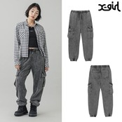 【X-girl】FADED CARGO SWEAT PANTS【エックスガール】