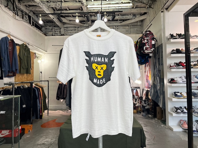 HUMAN MADE × KAWS "STRMCWBY" TEE #1 WHITE MEDIUM 49869