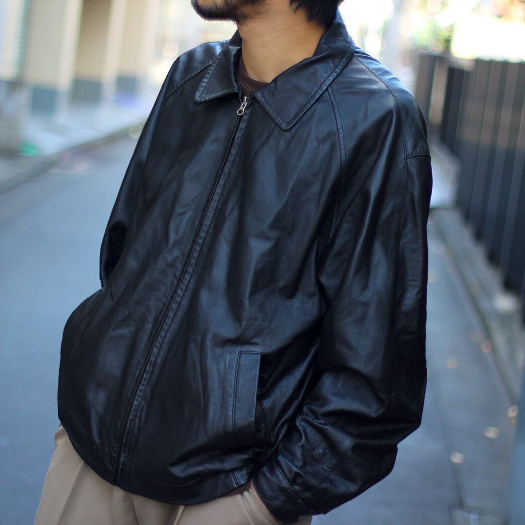 PERRY ELLIS PORTFOLIO 黒 レザージャケット（その他ブランド(ソノタ 