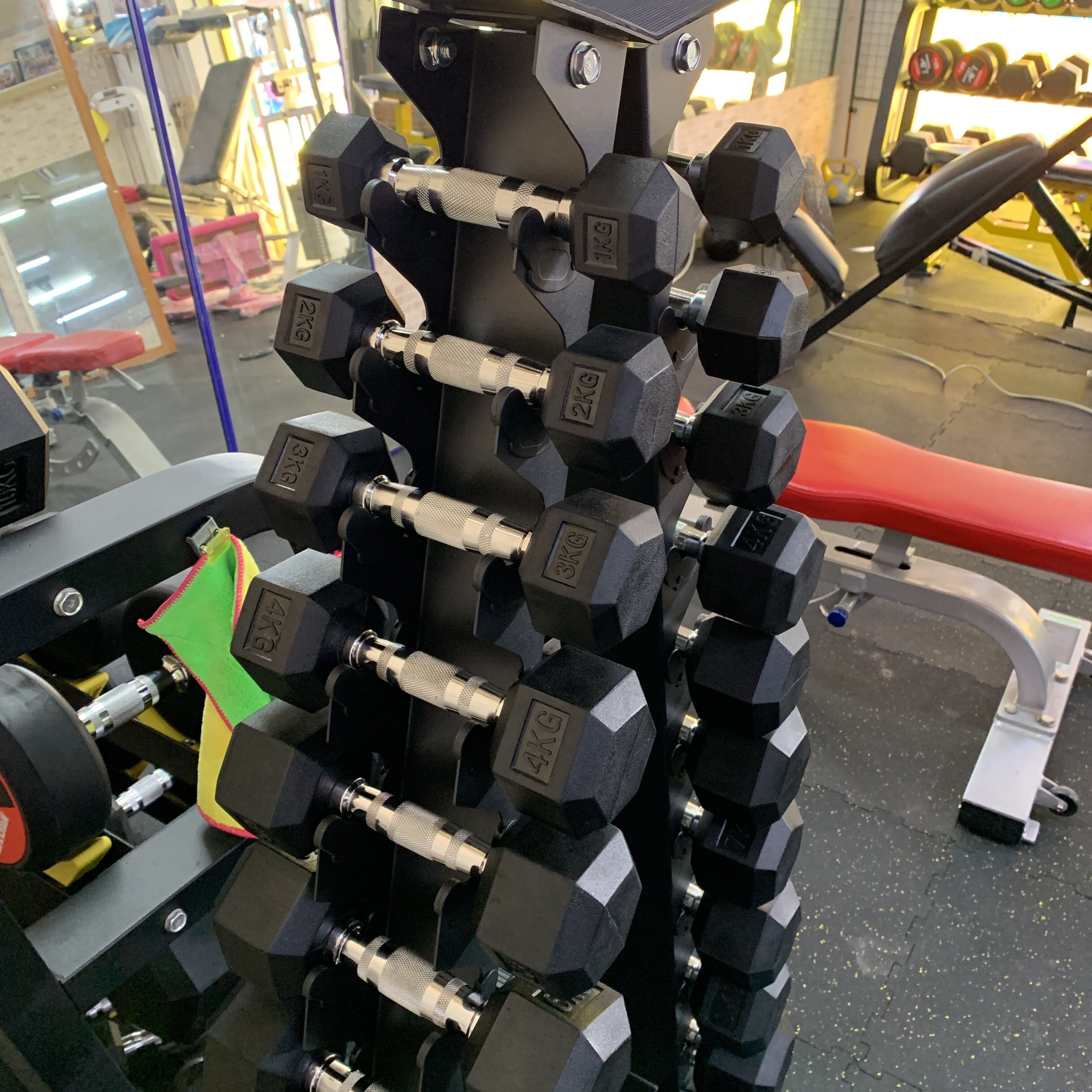 縦型ダンベルラック&ヘックス ダンベル1kgから10kg | 筋トレ倶楽部 by