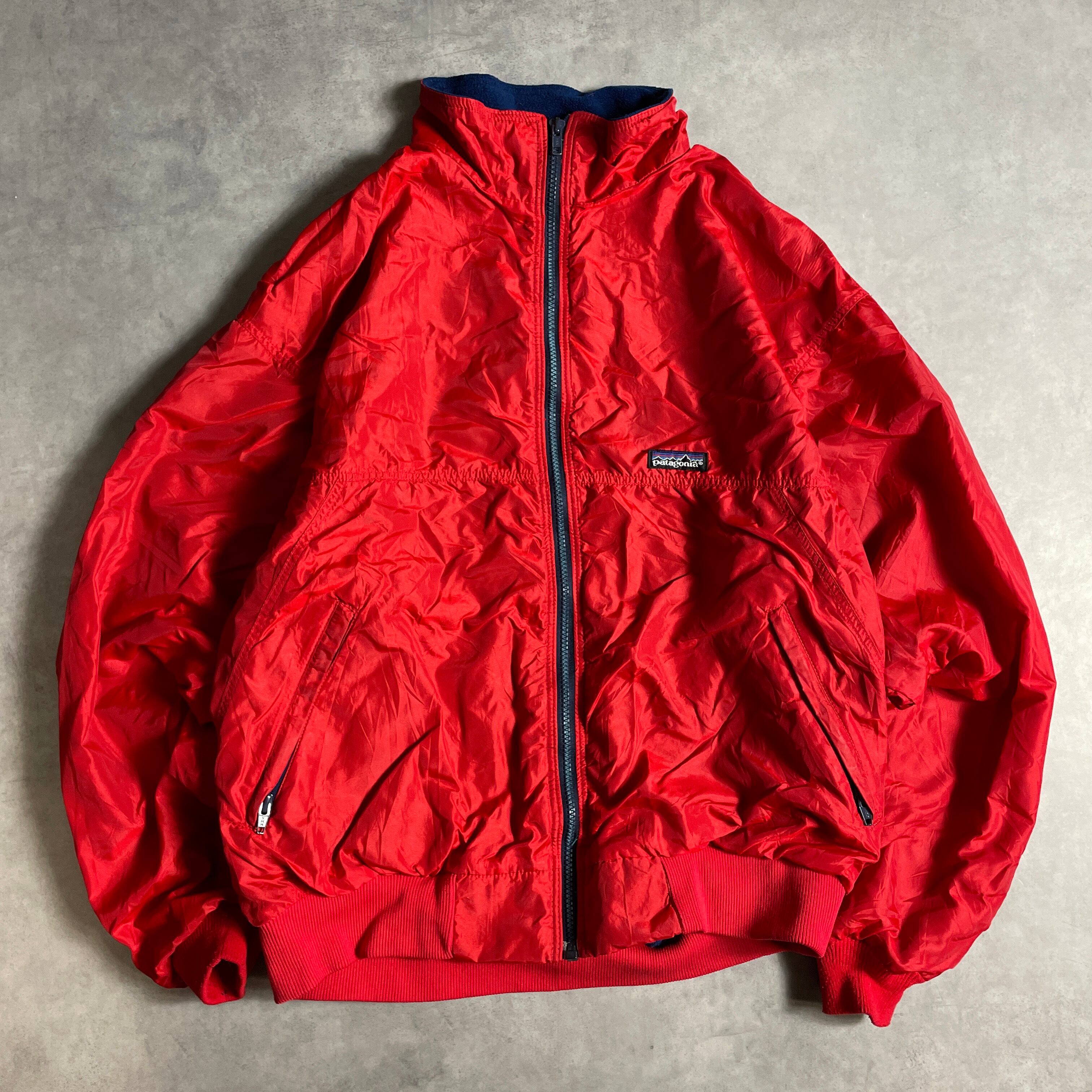 名作 90s USA製 Patagonia シェルドシンチラ レッド L パタゴニア