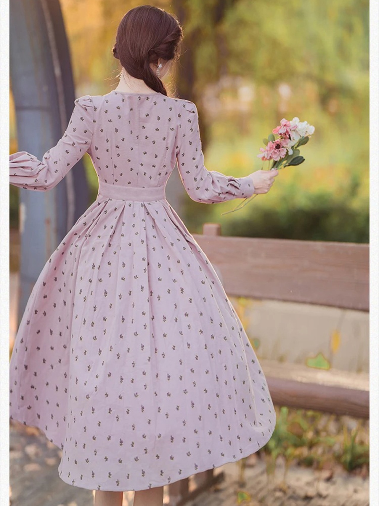 【0166】West Point Lavender Long Sleeve Dress