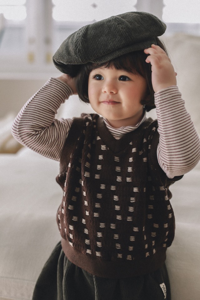 予約⌇onu/ Warm knit vest