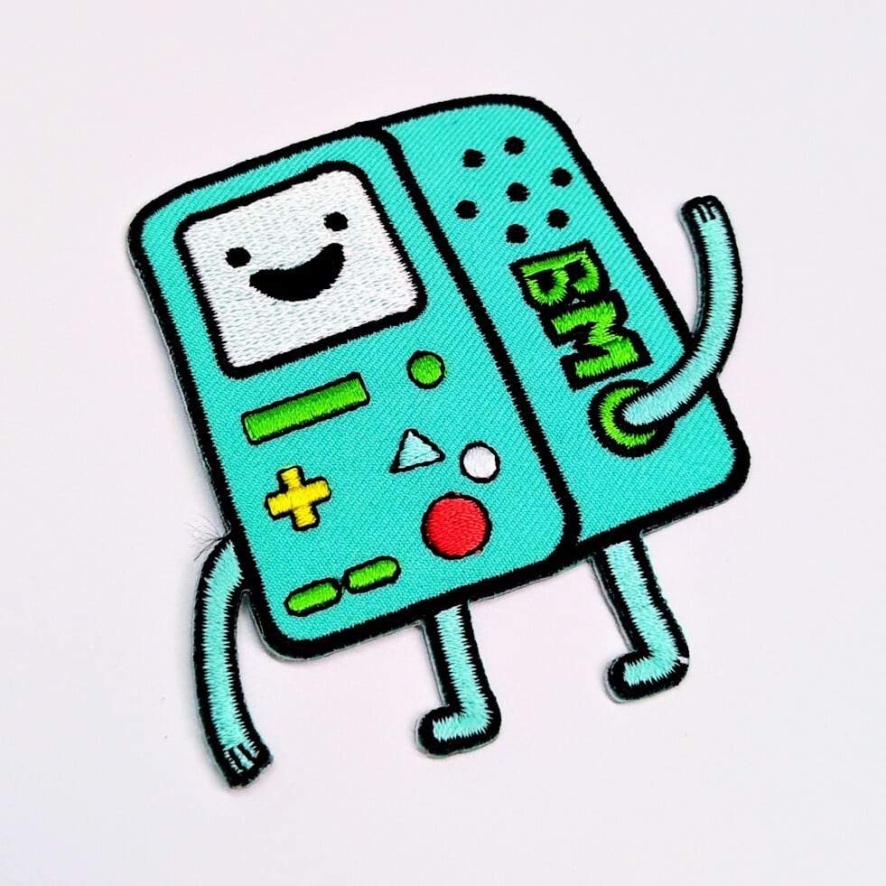 送料無料！ ☆刺繍アイロンワッペン☆【 Adveuture Time BMO