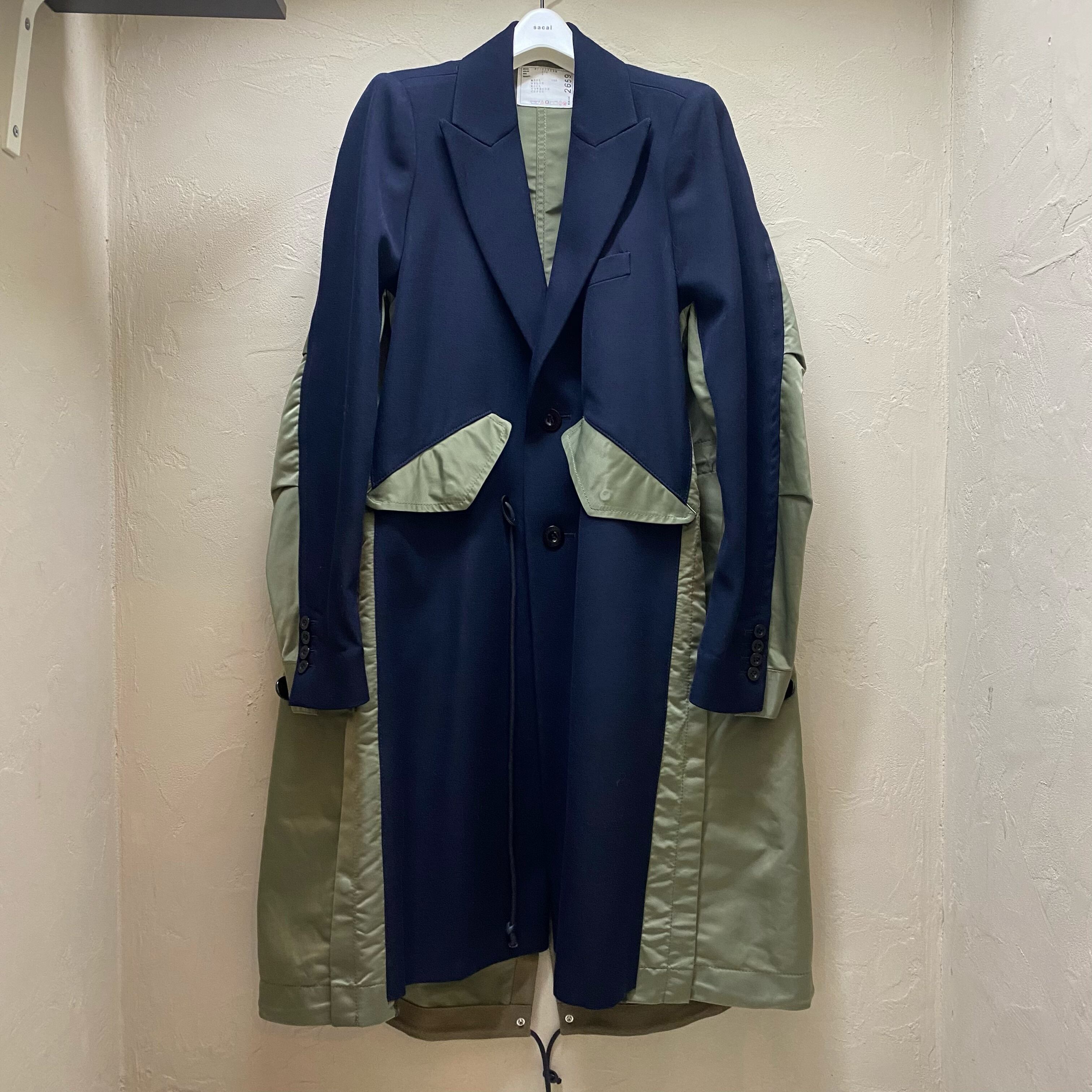 サカイ sacai ドッキングコート（サカイ Sacai 16-02783 ニット 