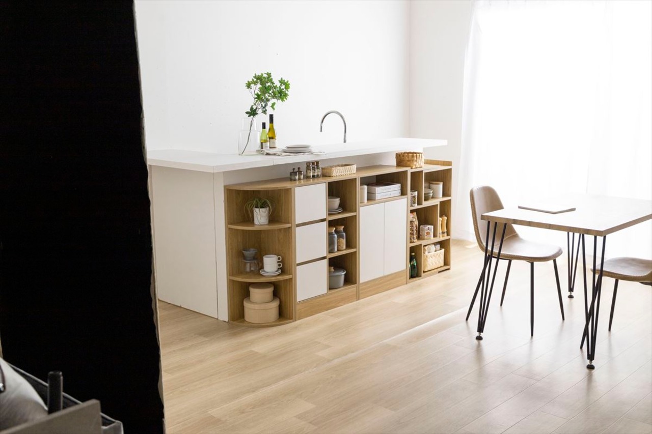 【4点セット】Sunap カウンター下収納