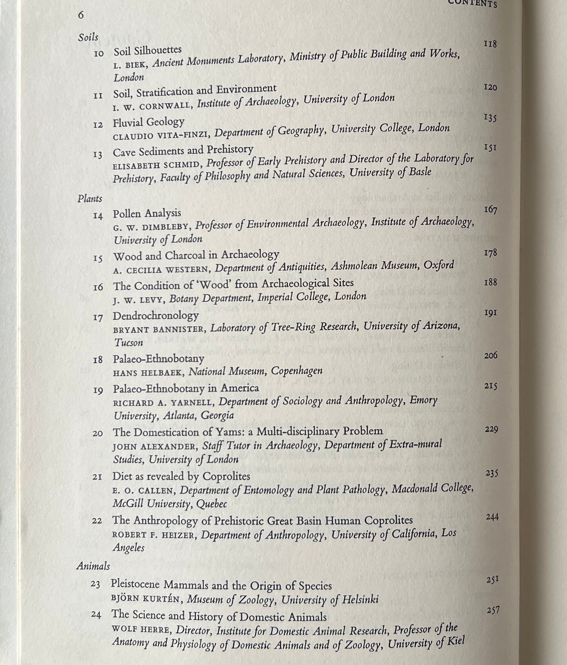 Science in Archaeology: A Survey of Progress and Research 2nd edition / Don Brothwell and Eric Higgs / Thames and Hudson