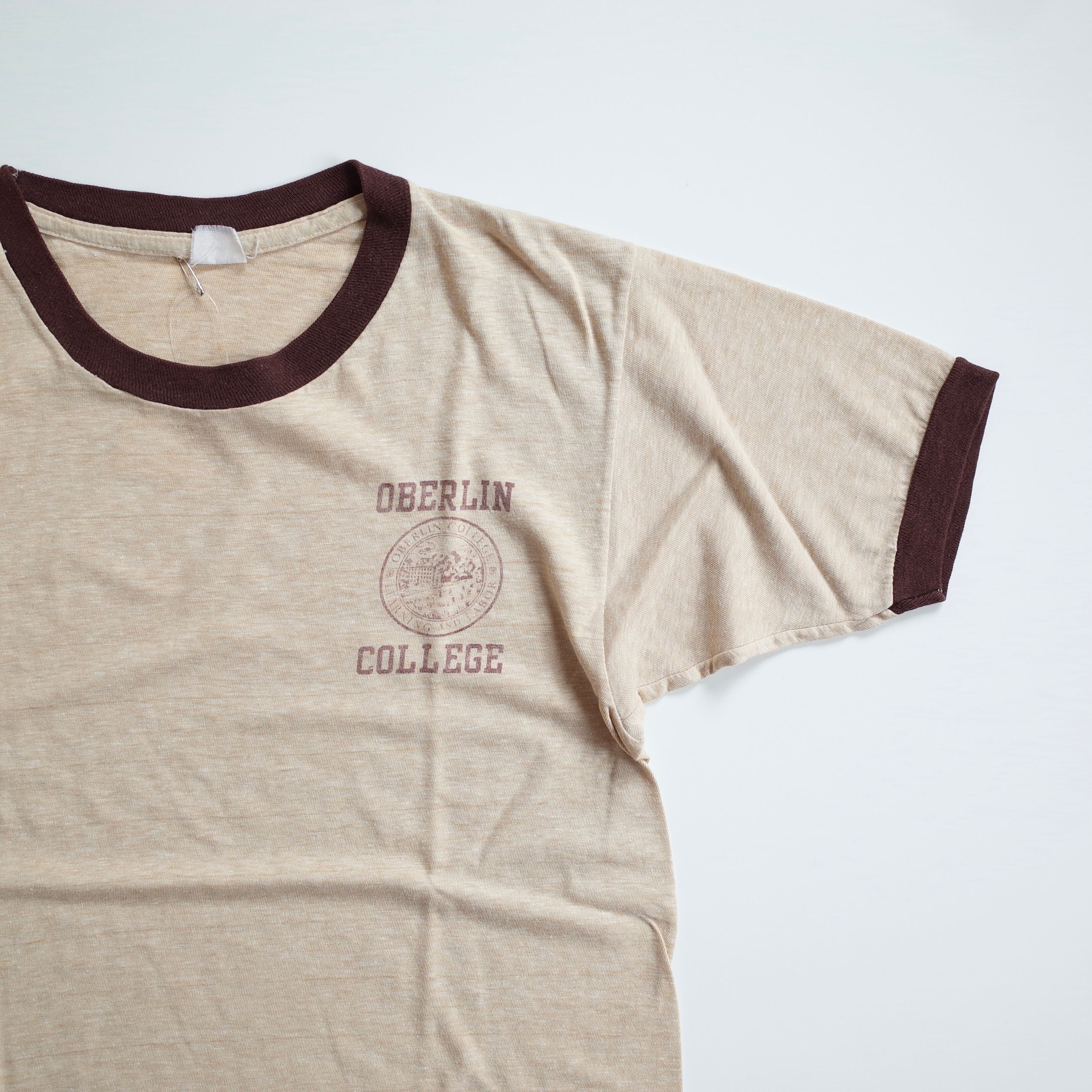 College trim tee "brown"