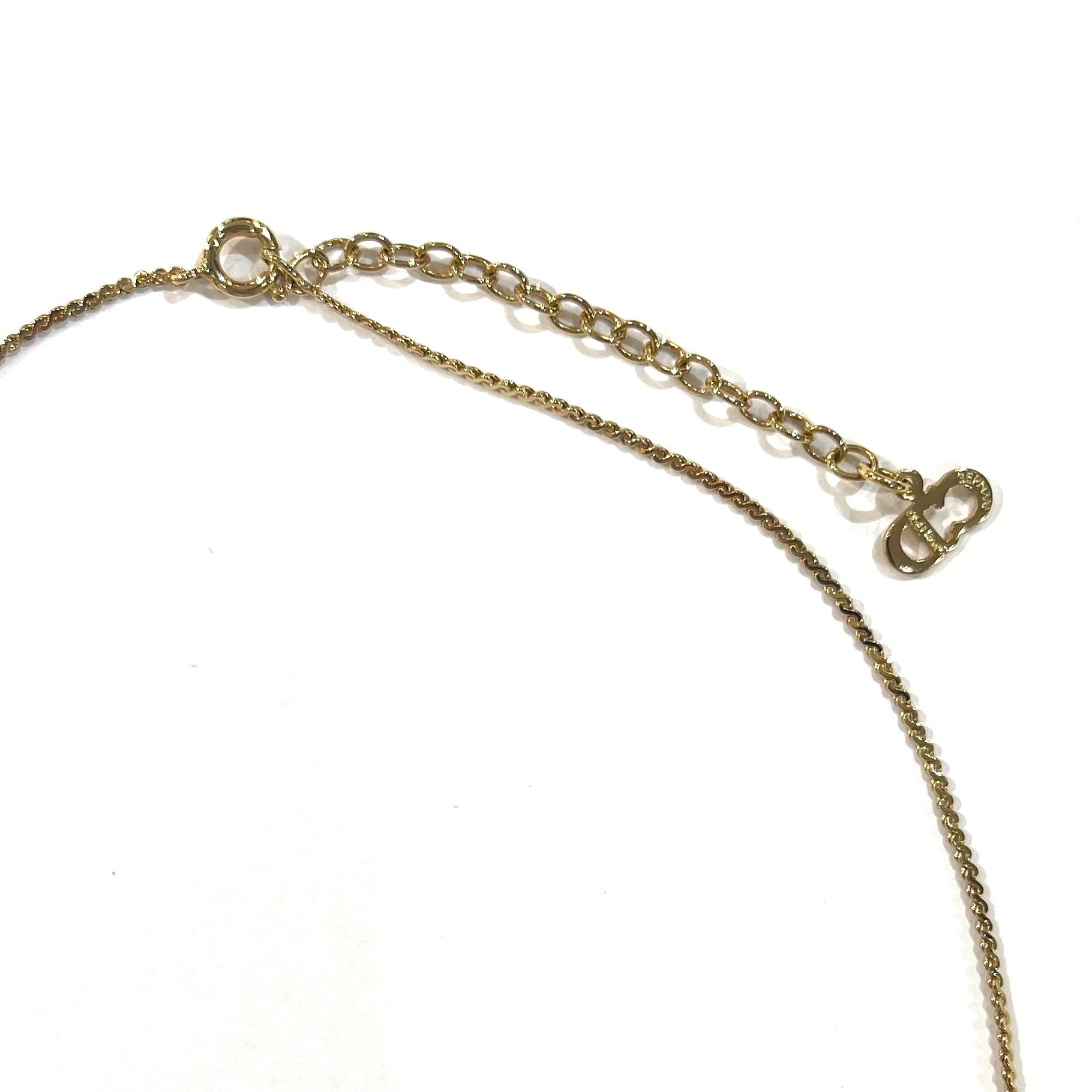 Christian Dior ネックレス】2468 ヴィンテージDIOR ロゴデザイン 一つ