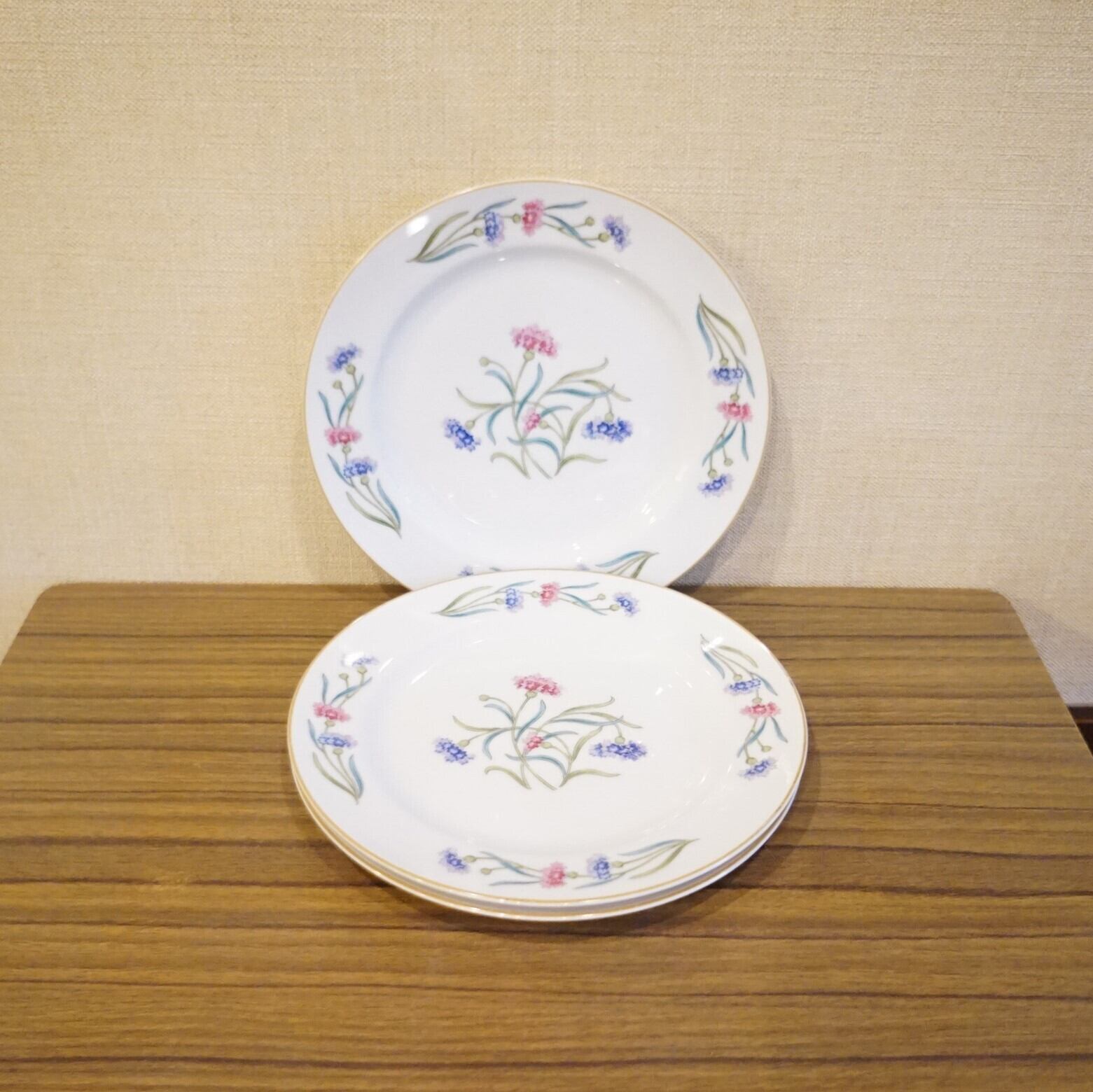 花柄皿 3枚セット 未来さん専用 Weimar Porzellan ワイマール 花柄皿 3