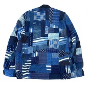 【bomber57】再構築ボンバー Msize Kimono × indigo MIX BOMBER JACKET