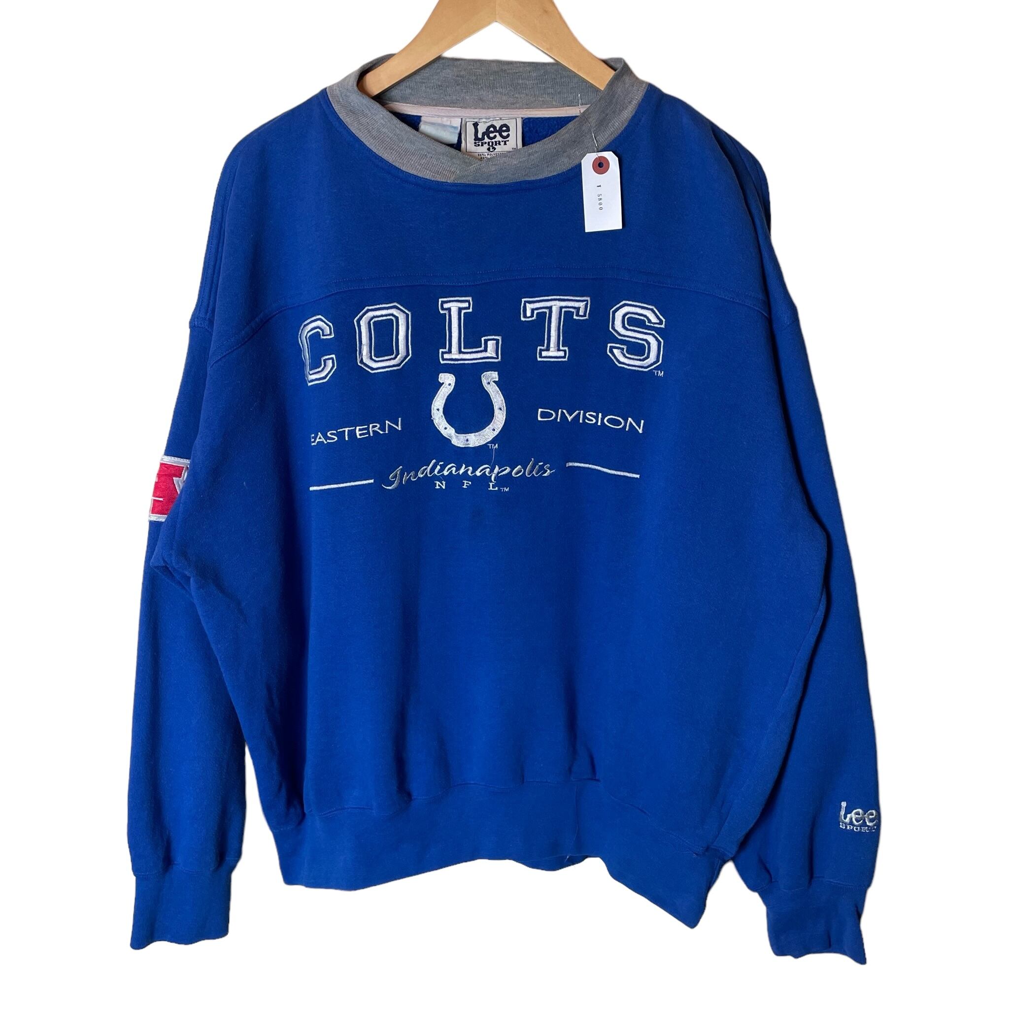 NFL COLTS Lee sport スウェット 刺繍 L No.817