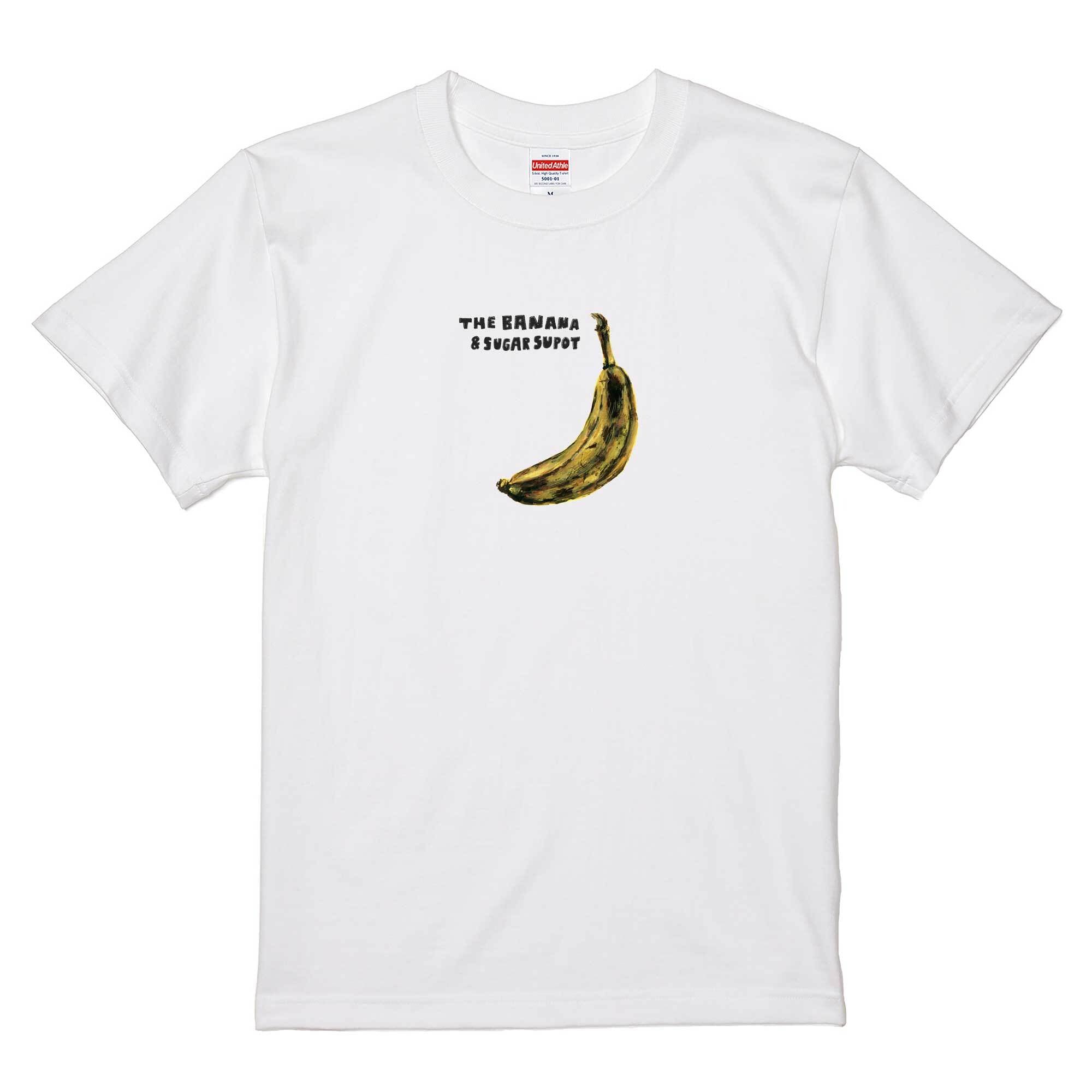 BANANA / Tシャツ / あべみちこ /  -WHITE / NATURAL-