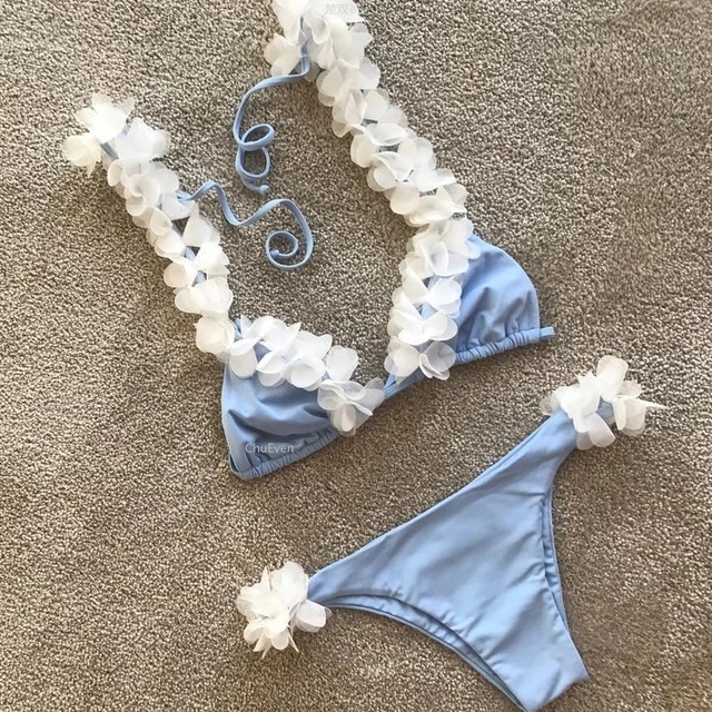 BLUE Mermaid Flower Bikini♥