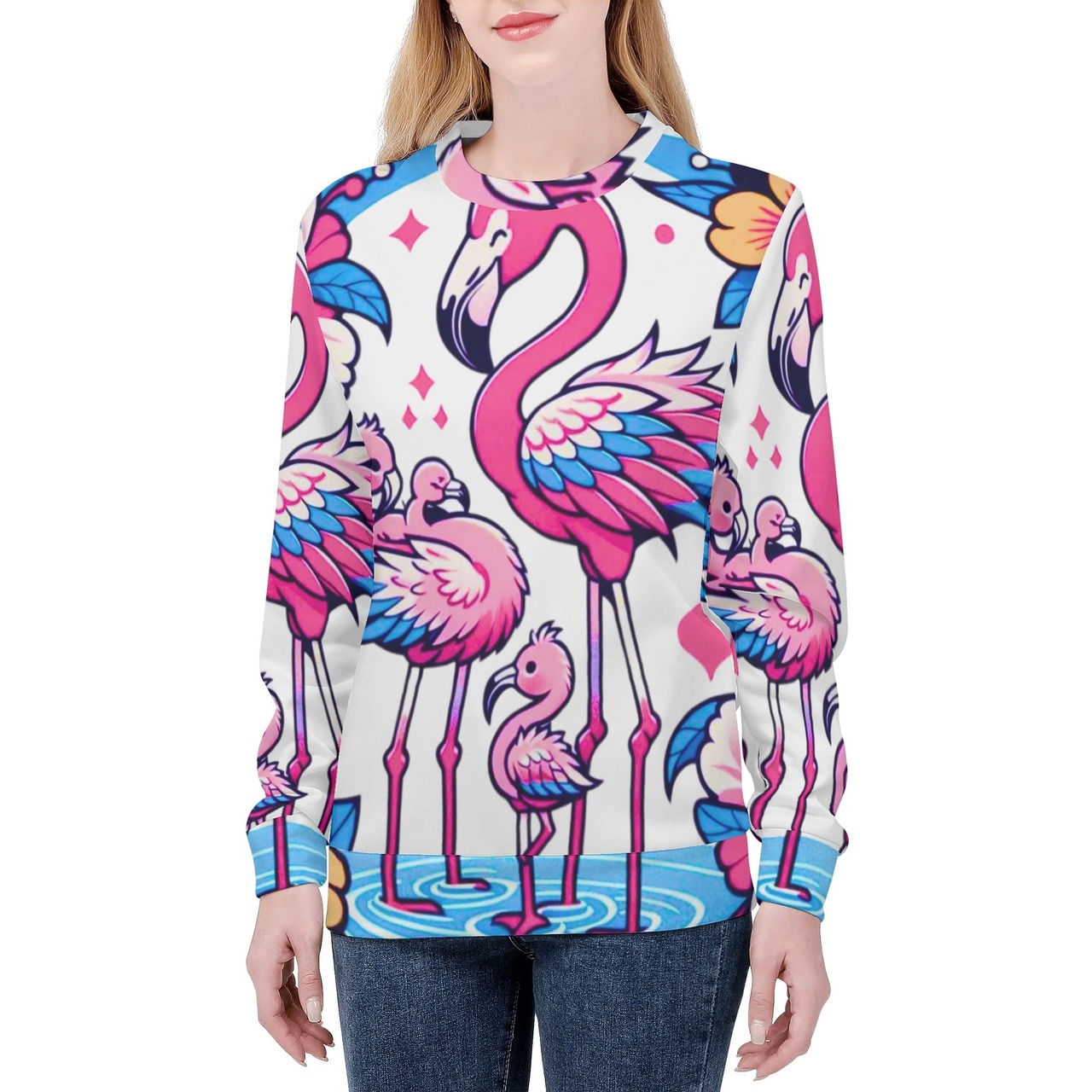 Women's Pull Over Sweatshirt 4755