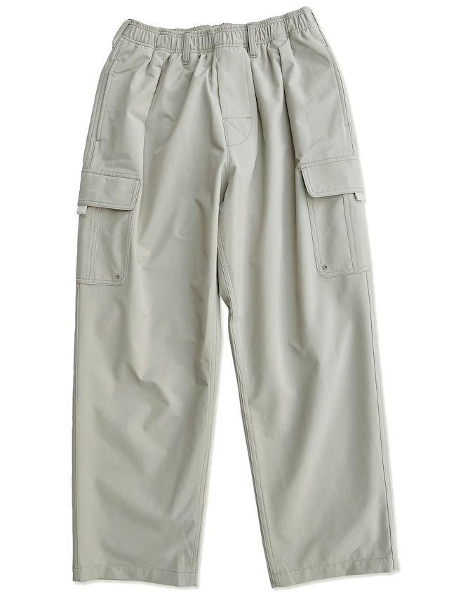 COMFORTABLE REASON / STRETCH CARGO SLACKS - GREIGE