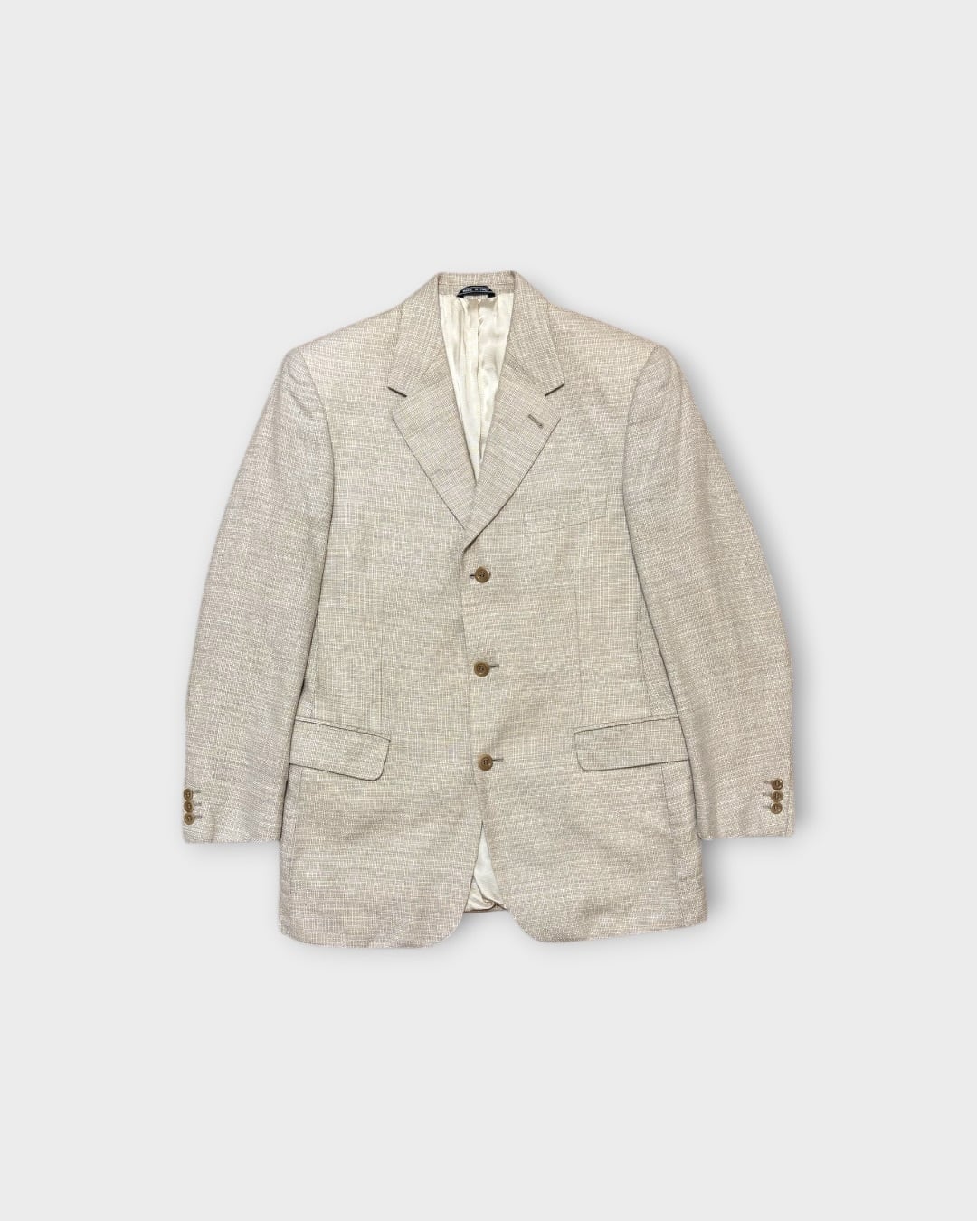 【Used】“Today’s Man” Wool Linen Silk Tailored Jacket Made in Italy