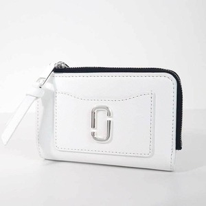 マークジェイコブス MARC JACOBS 財布 二つ折り THE DTM UTILITY SNAPSHOT L字ジップ ホワイト 2F3SMP050S07 100