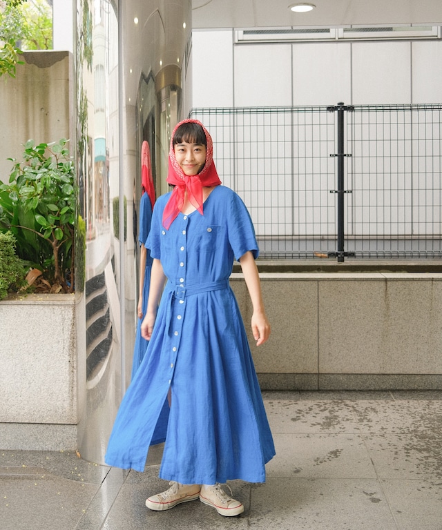 【送料無料】80's-90's european summer dress