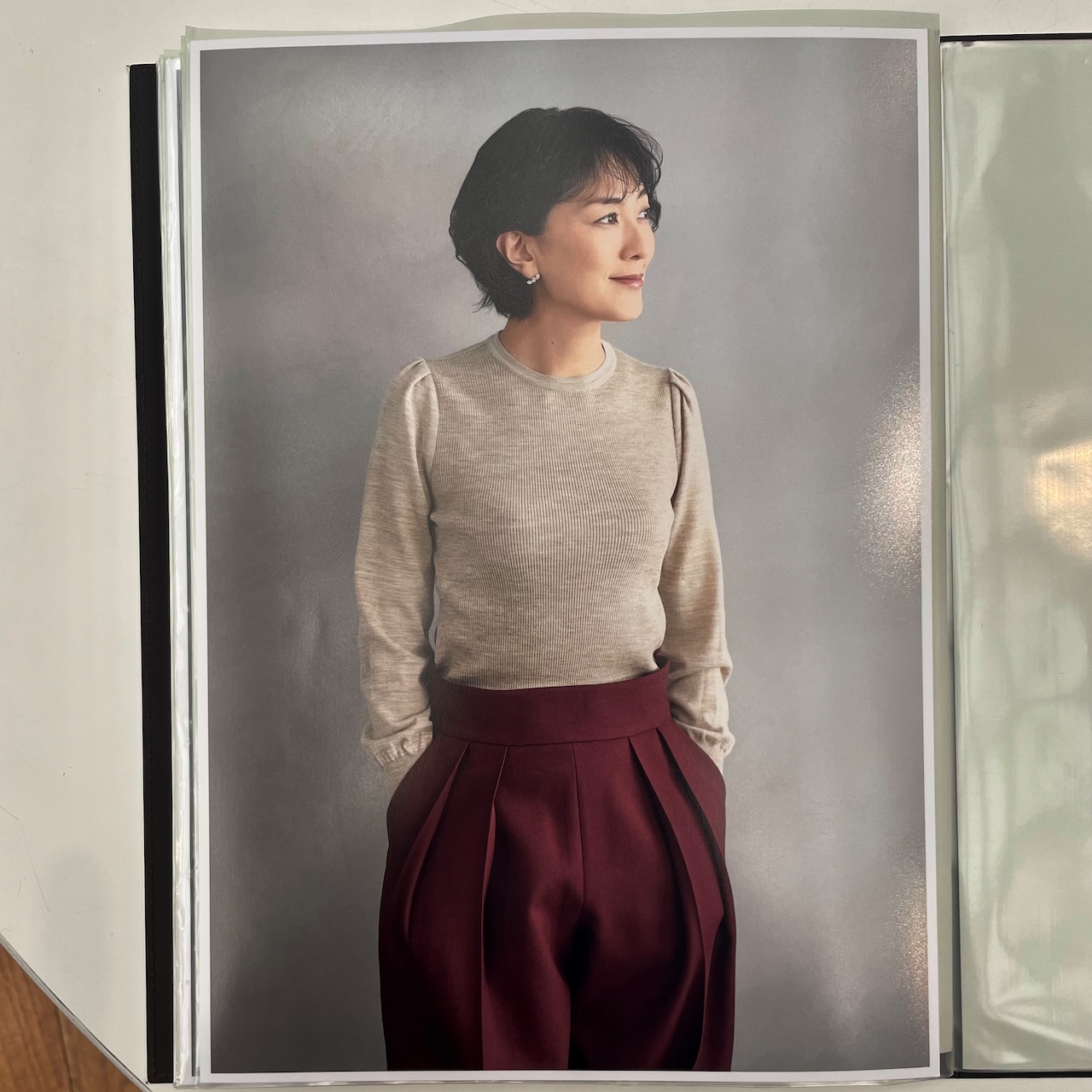 SINME ラウンドネックニット ブラック