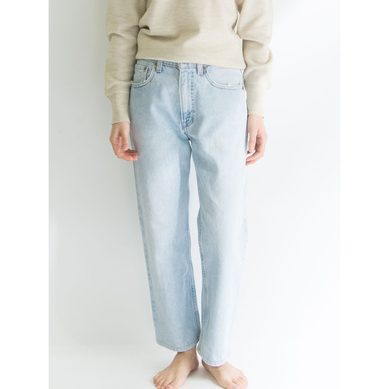 【LEVI'S 510】Made in U.S.A. 90's ice wash denim W28 L34（リーバイス アメリカ製  アイスウォッシュデニムパンツ ダメージジーンズ ）2b-1 | MASCOT/E powered by BASE